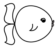 How to draw a cartoon fish step 6