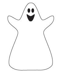 Webby Wanda's How to draw a cartoon Halloween Ghost step four