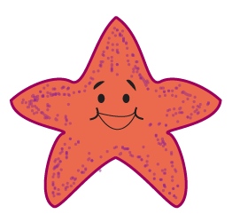 Webby Wanda's How to draw a cartoon starfish step6 webbywanda.tv