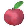 Kids Watercolor Apple